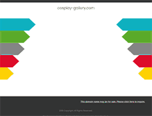 Tablet Screenshot of cosplay-gallery.com
